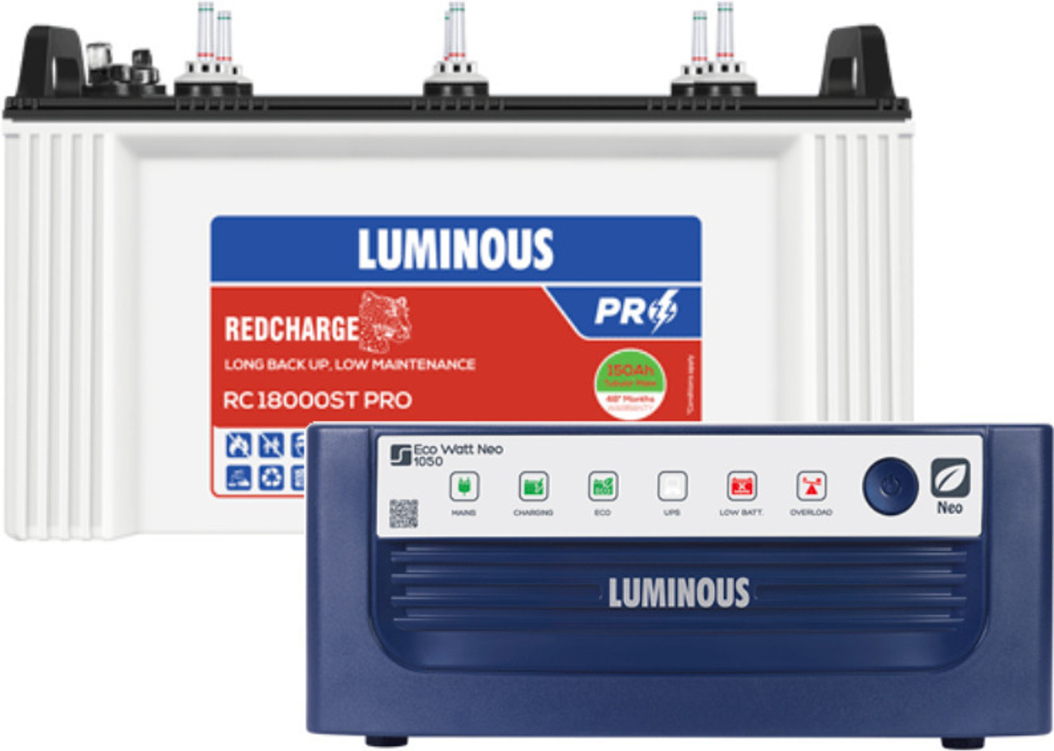 Image of LUMINOUS 42 Months Warranty Tubular Inverter Battery