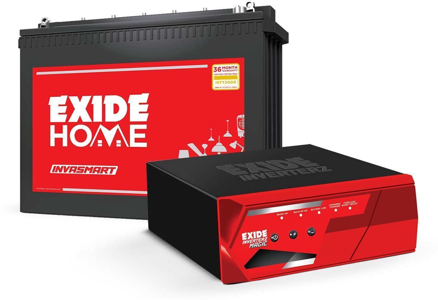 Image of EXIDE 36 Months Warranty Tubular Inverter Battery