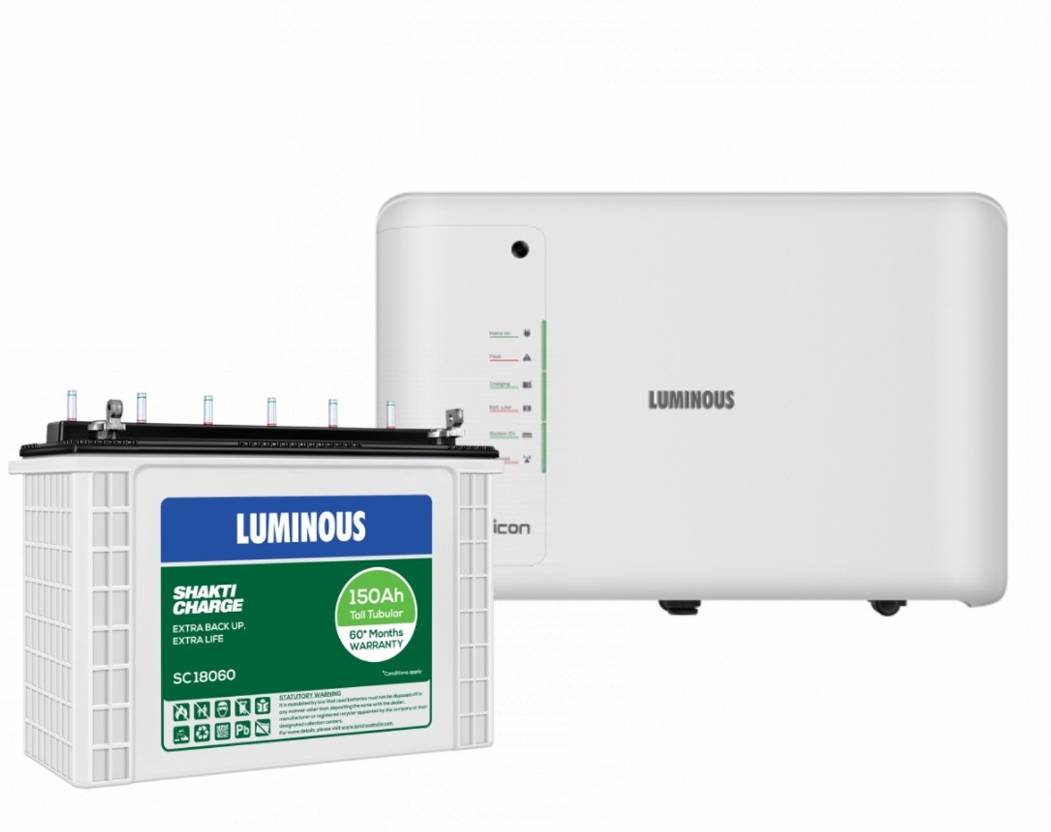 Image of LUMINOUS 60 Months Warranty Tubular Inverter Battery