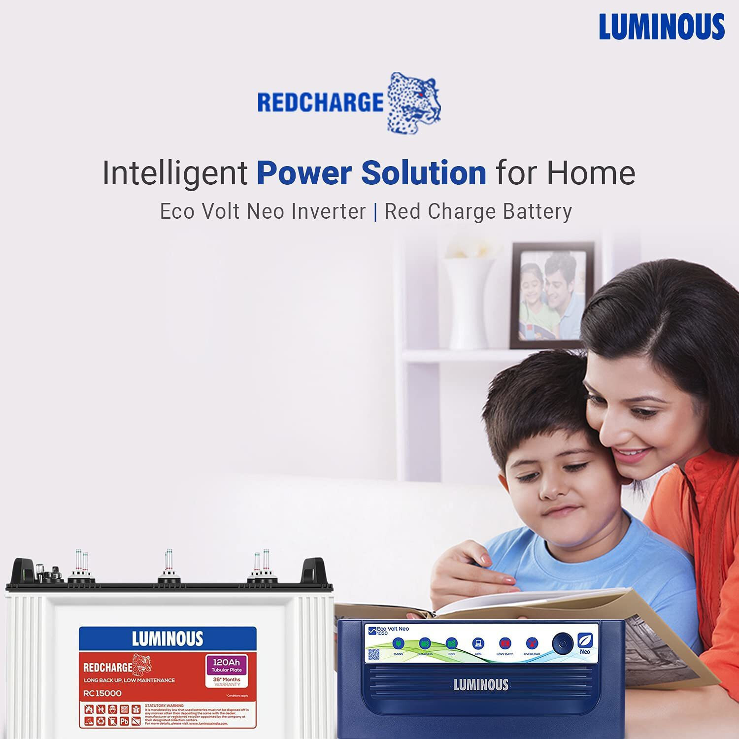Image of LUMINOUS 36 Months Warranty Tubular Inverter Battery