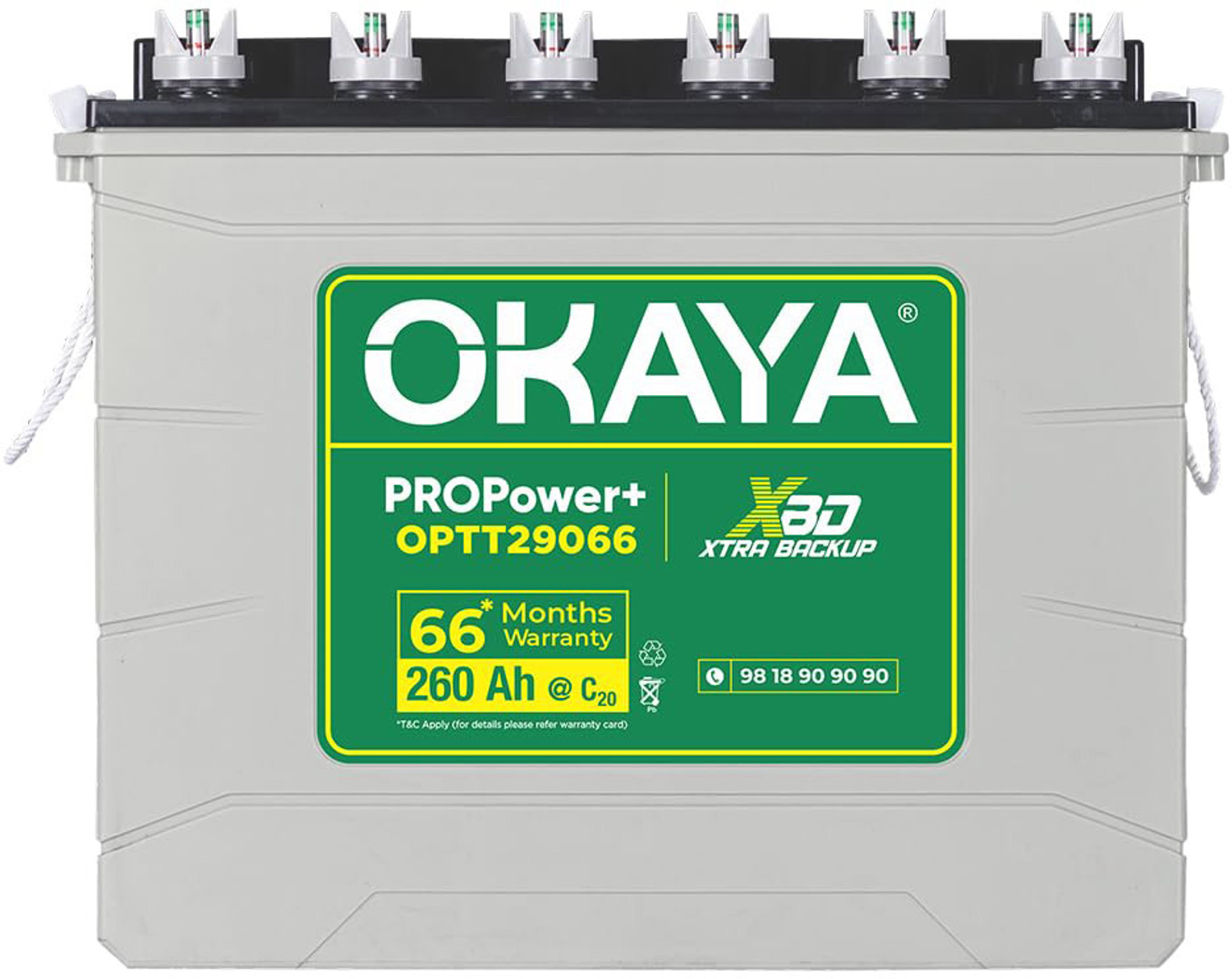 Image of OKAYA 48 Months Warranty Tubular Inverter Battery