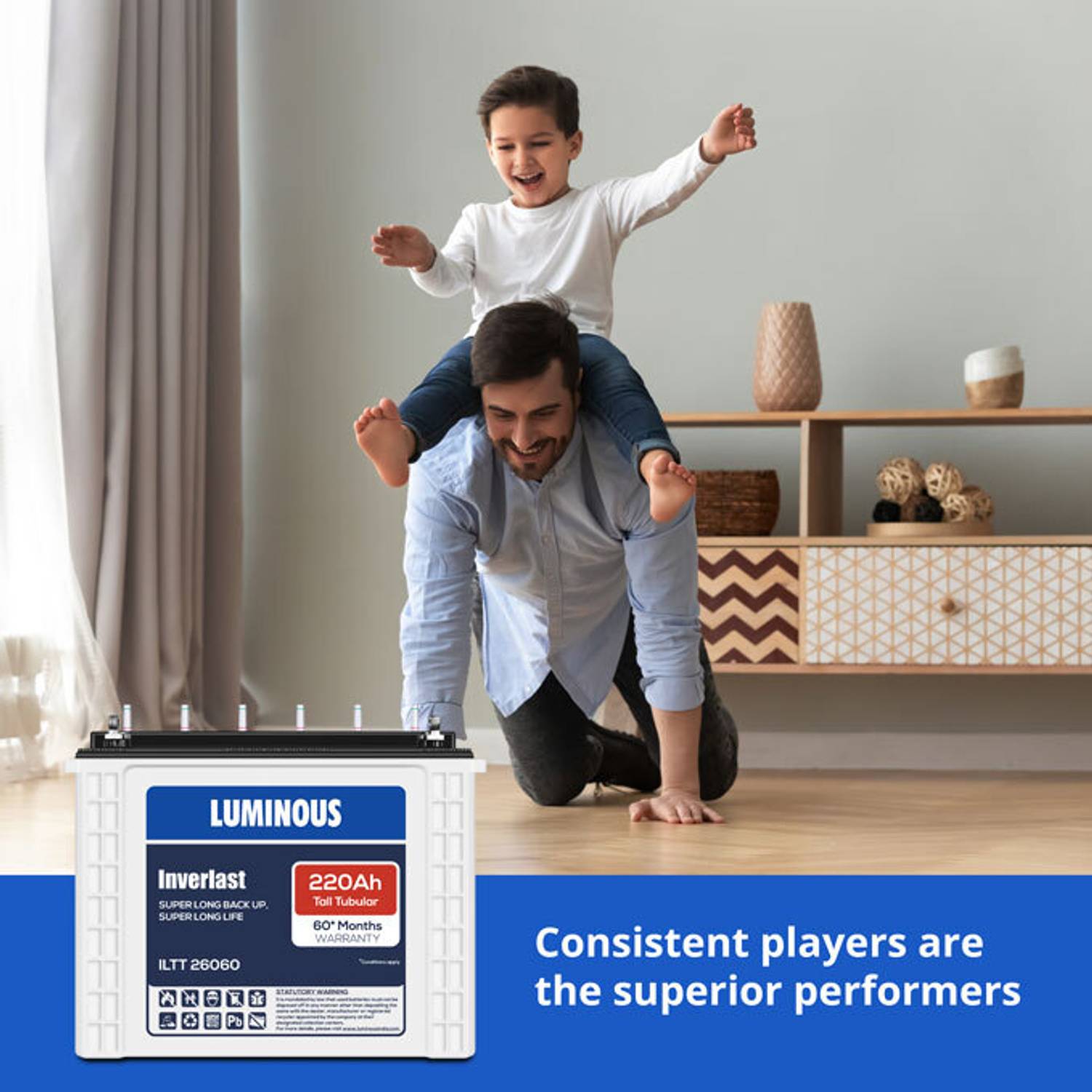 LUMINOUS 60 Months Warranty Tubular Inverter Battery - Image 3