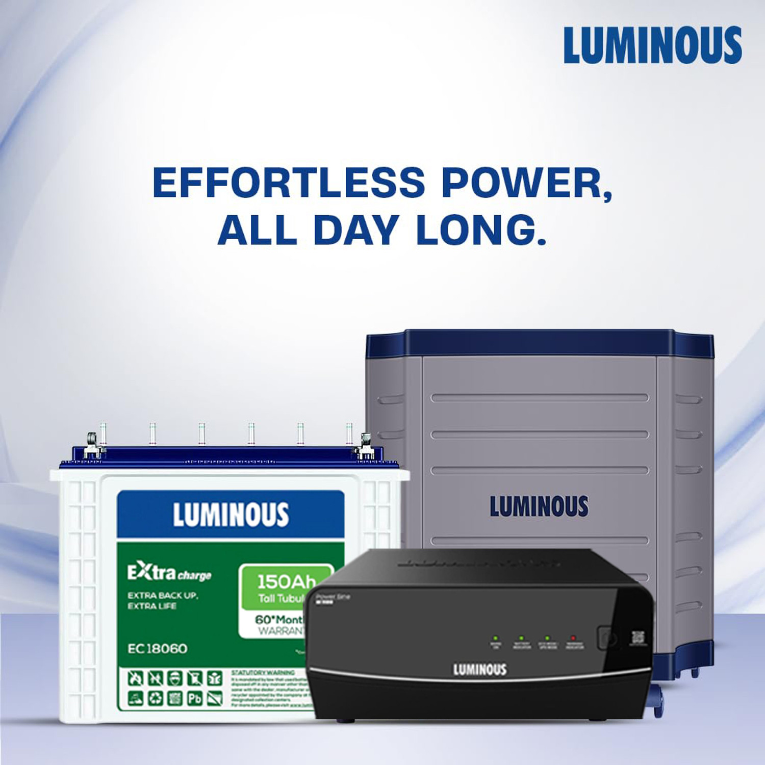 Image of LUMINOUS 60 Months Warranty Tubular Inverter Battery