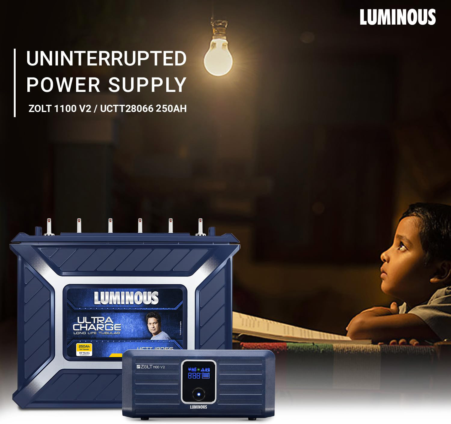 Image of LUMINOUS 60 Months Warranty Tubular Inverter Battery