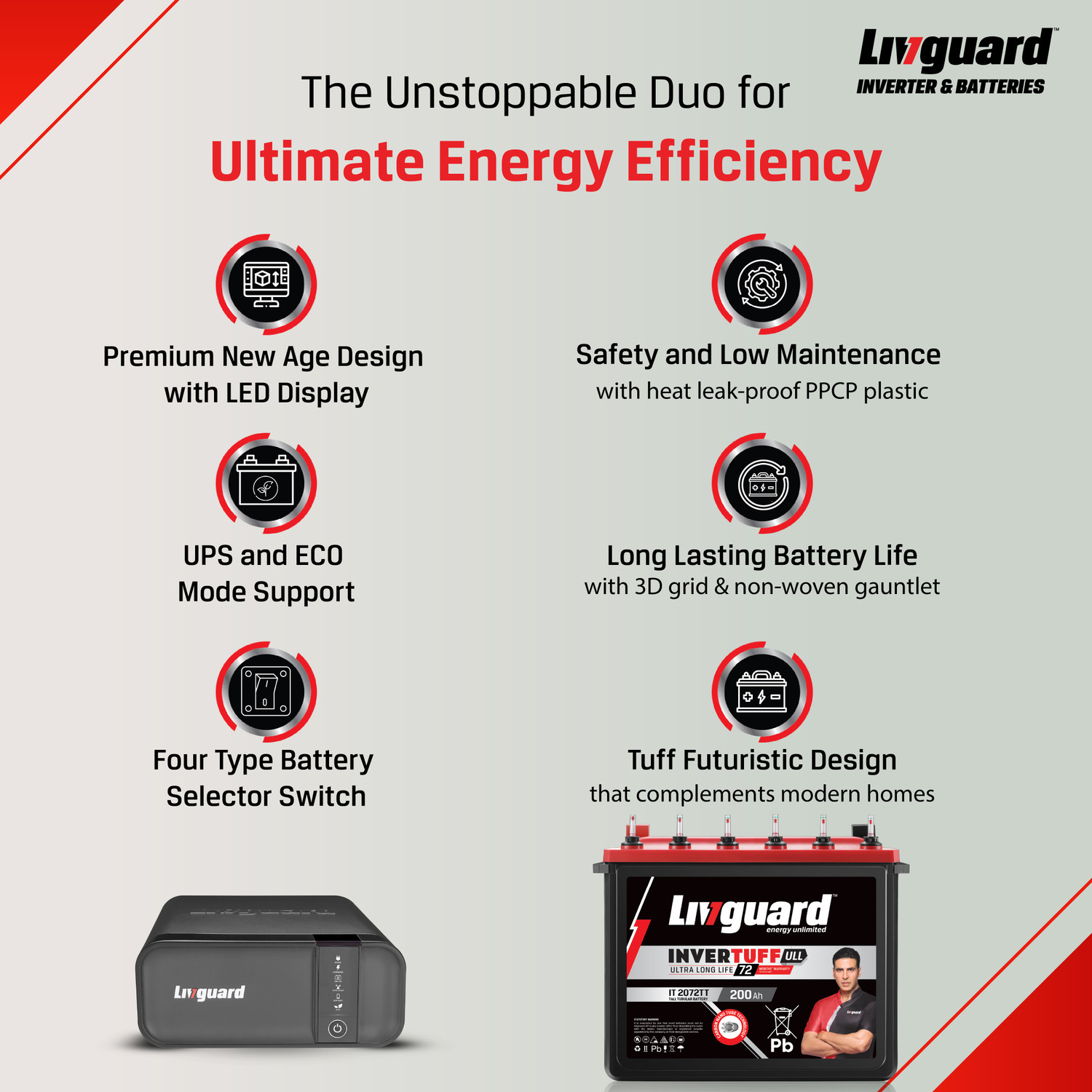 Image of Livguard 72 Months Warranty Tubular Inverter Battery