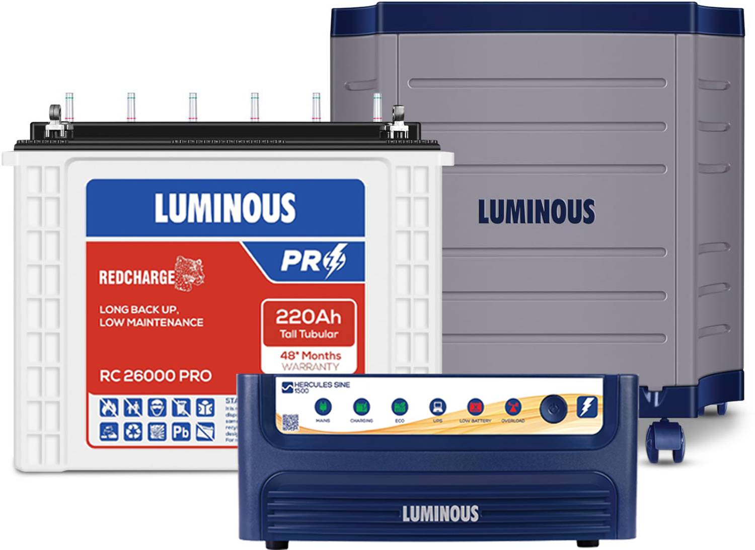 LUMINOUS 48 Months Warranty Tubular Inverter Battery