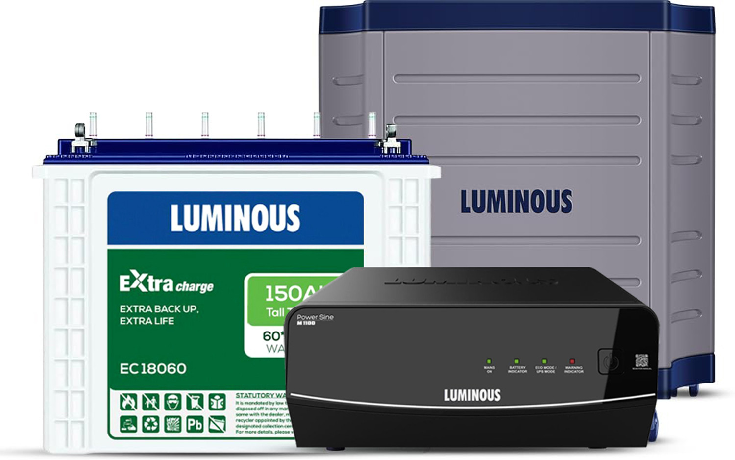 Image of LUMINOUS 60 Months Warranty Tubular Inverter Battery