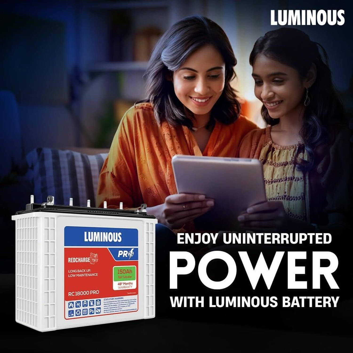 LUMINOUS 48 Months Warranty Tubular Inverter Battery - Image 4