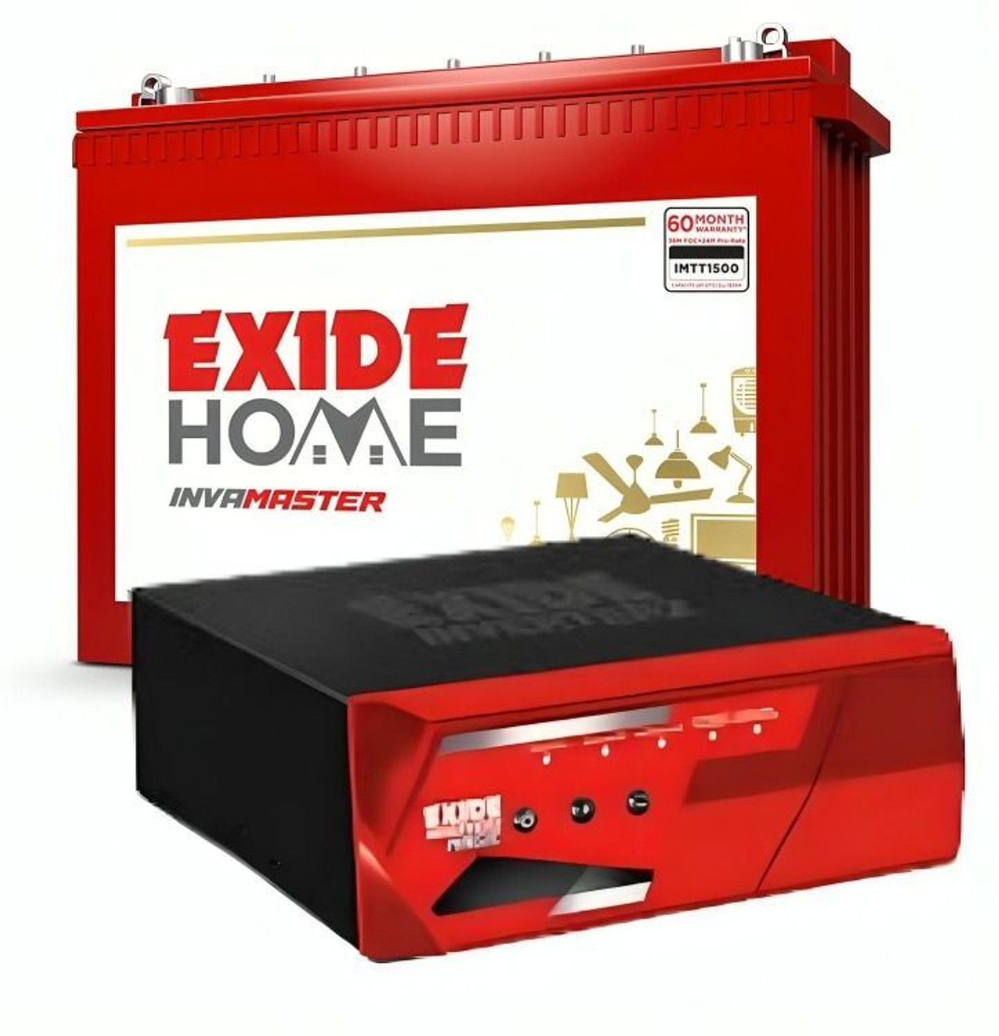 Image of EXIDE 60 Months Warranty Tall Tubular Inverter Battery