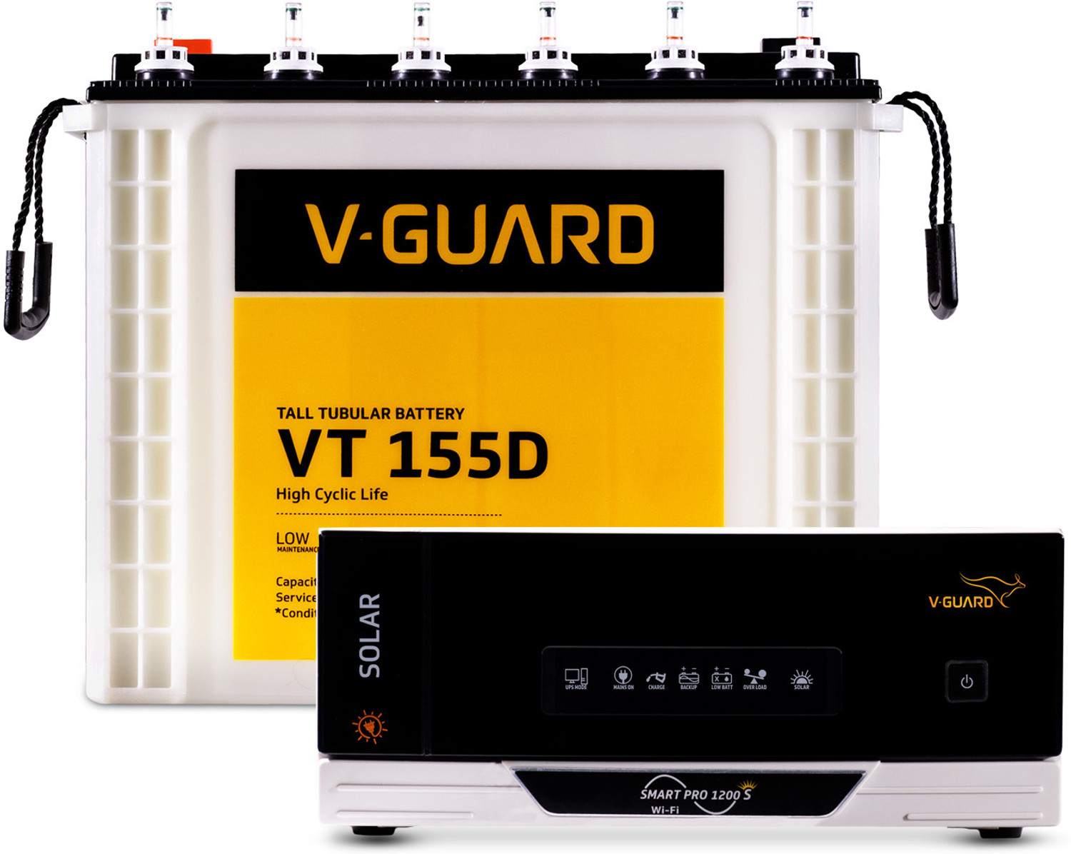 Image of V-Guard 24 Months Warranty Tubular Inverter Battery