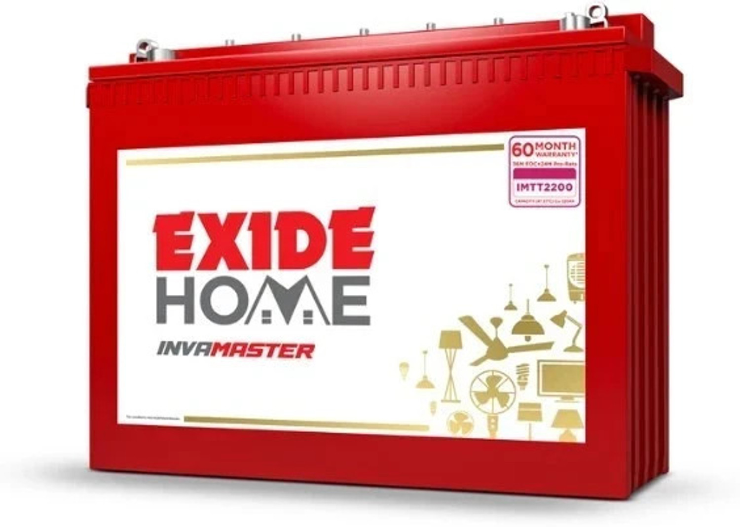 Image of EXIDE 60 Months Warranty Tubular Inverter Battery