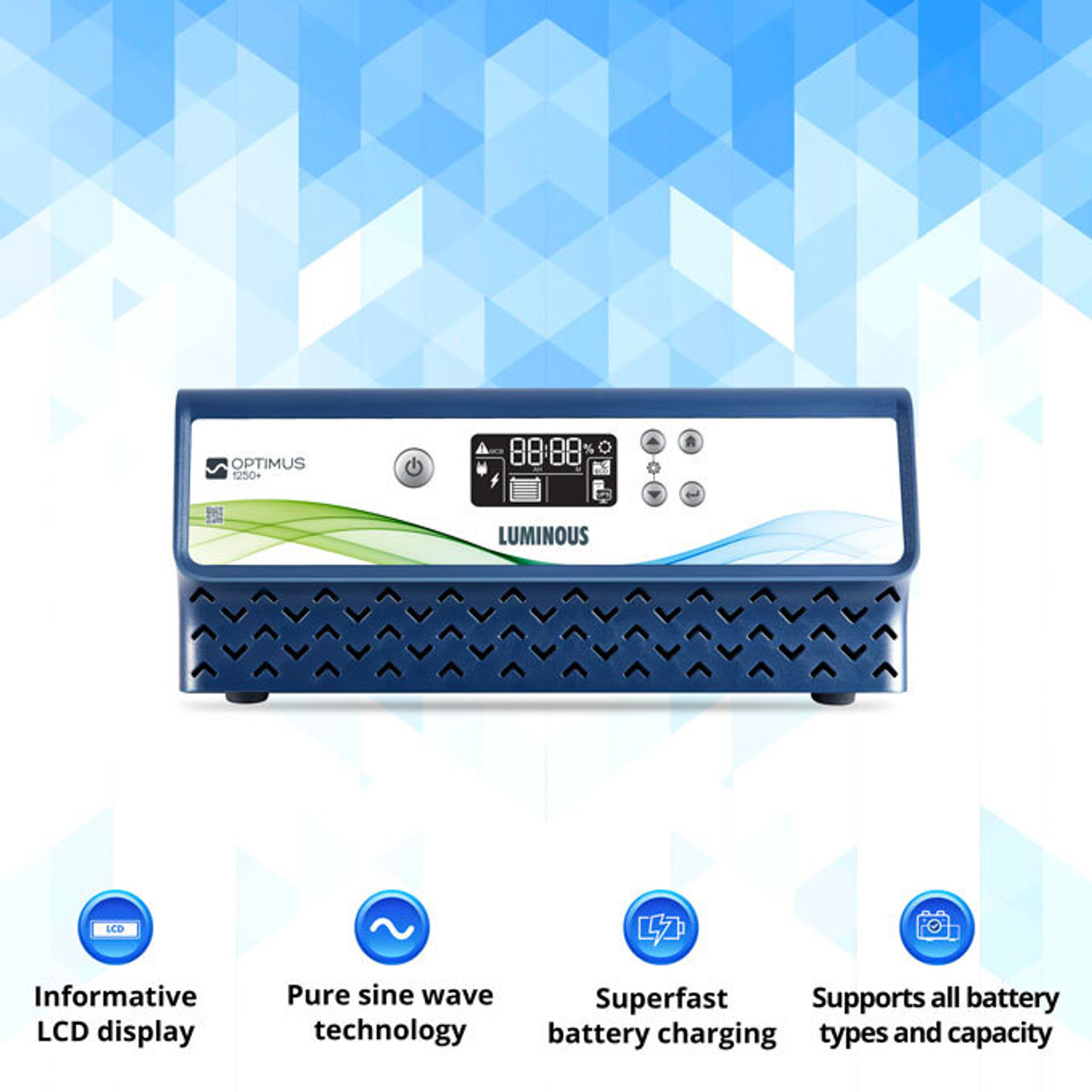 Image of LUMINOUS 60 Months Warranty Tubular Inverter Battery