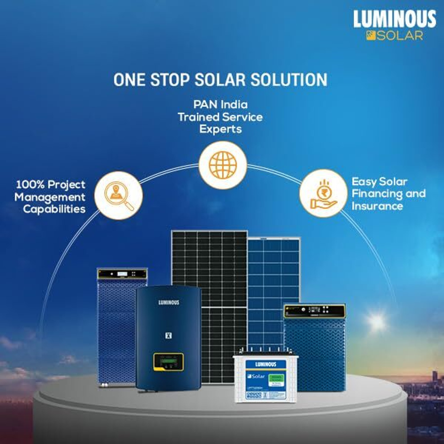 Image of LUMINOUS 60 Months Warranty Tubular Inverter Battery