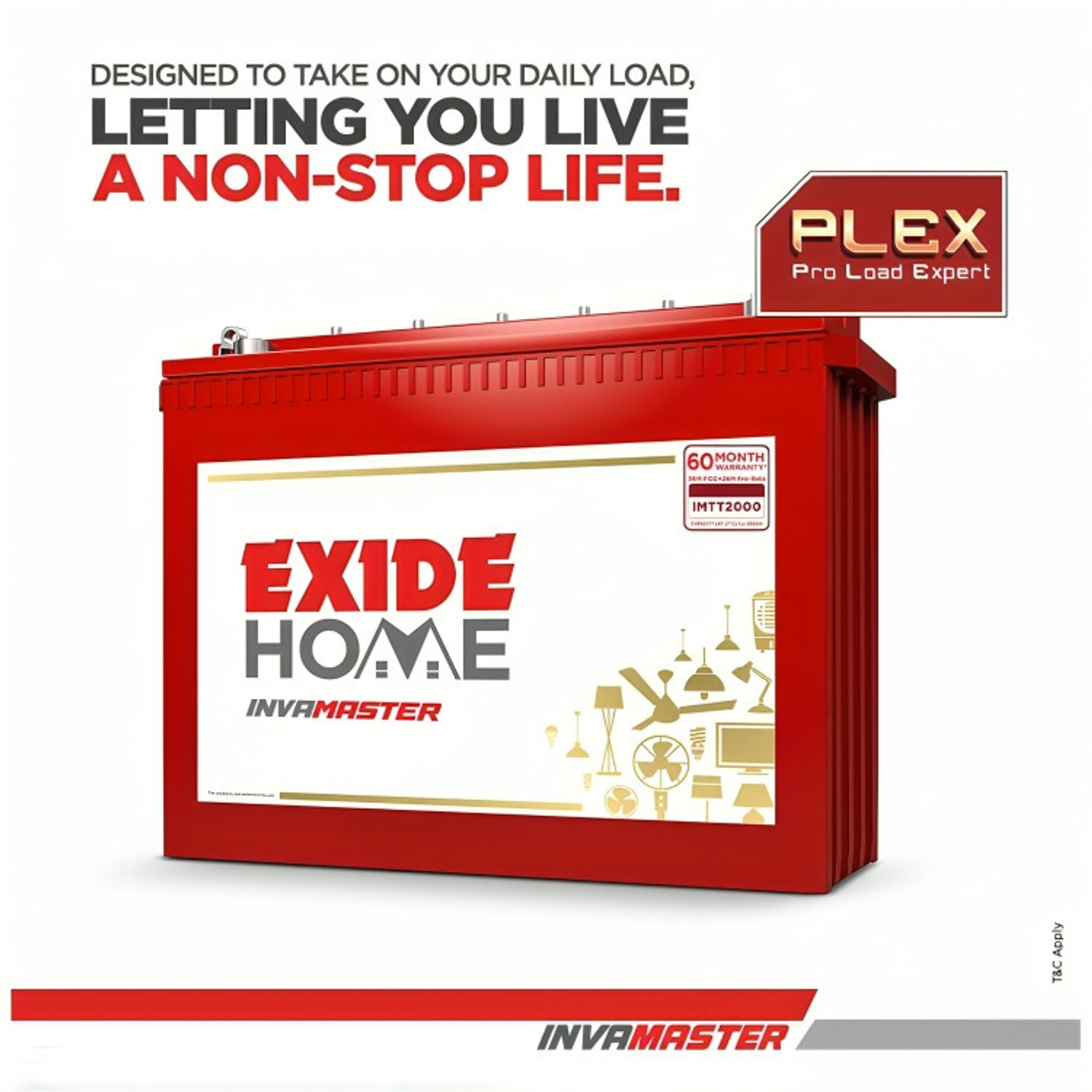 Image of EXIDE 60 Months Warranty Tall Tubular Inverter Battery