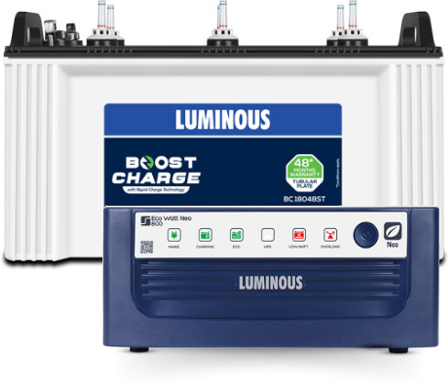 Image of LUMINOUS 48 Months Warranty Tubular Inverter Battery