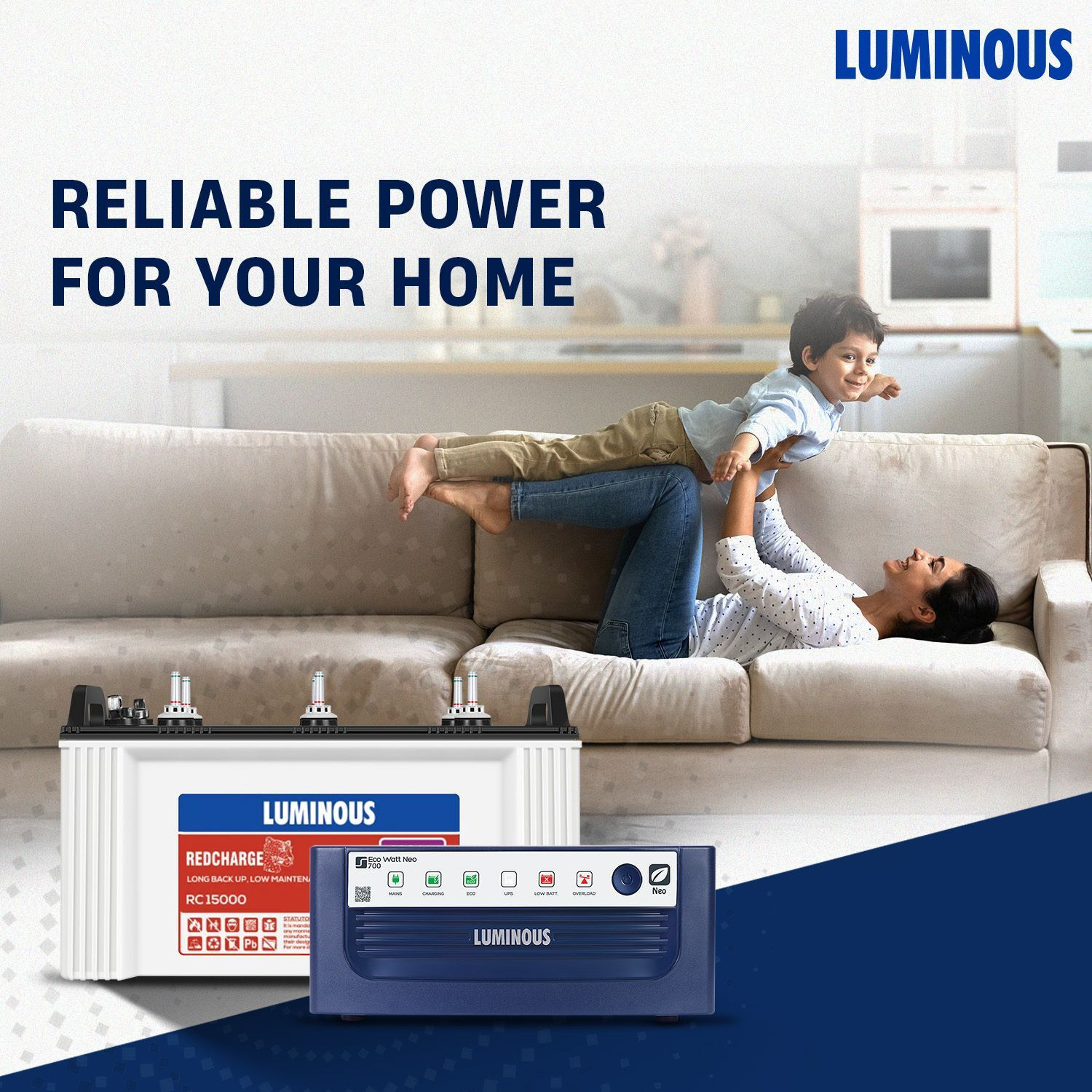 Image of LUMINOUS Tubular Inverter Battery