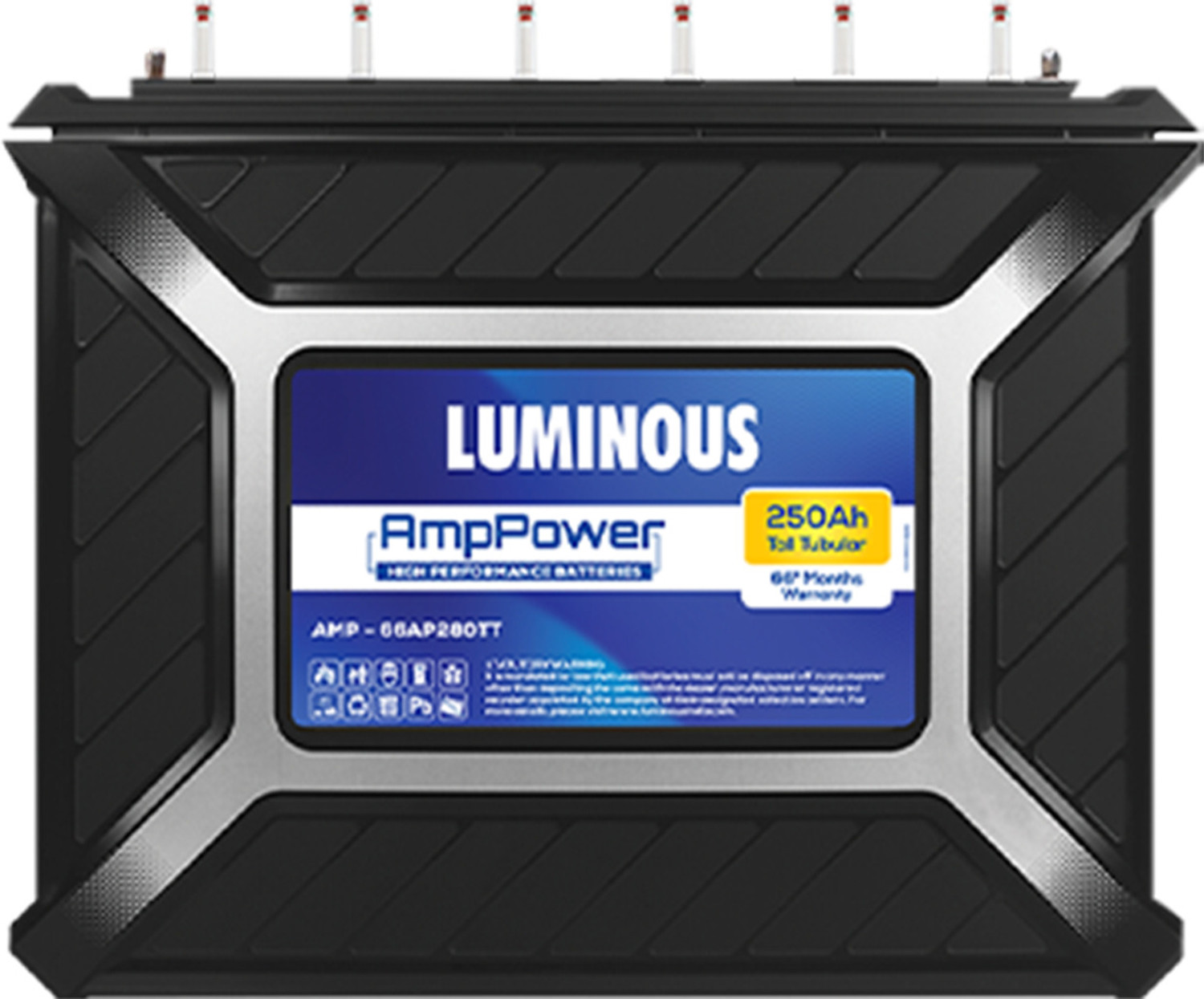 Image of LUMINOUS 66 Months Warranty Tubular Inverter Battery