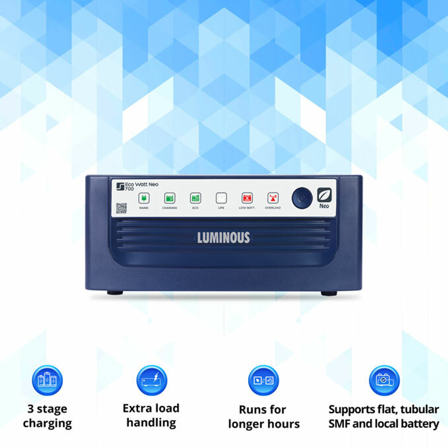 Image of LUMINOUS 36 Months Warranty Tubular Inverter Battery