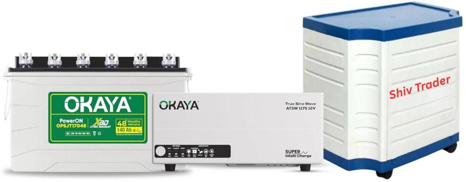 OKAYA 48 Months Warranty Tubular Inverter Battery (140 Ah, OPSJT