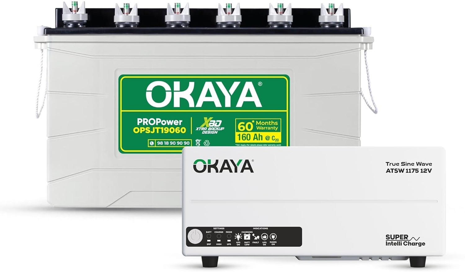 Image of OKAYA 60 Months Warranty Tubular Inverter Battery