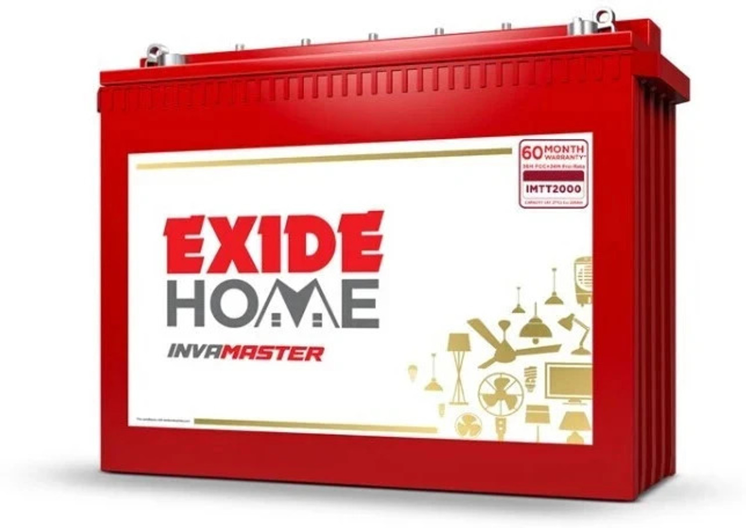 Image of EXIDE 60 Months Warranty Tubular Inverter Battery