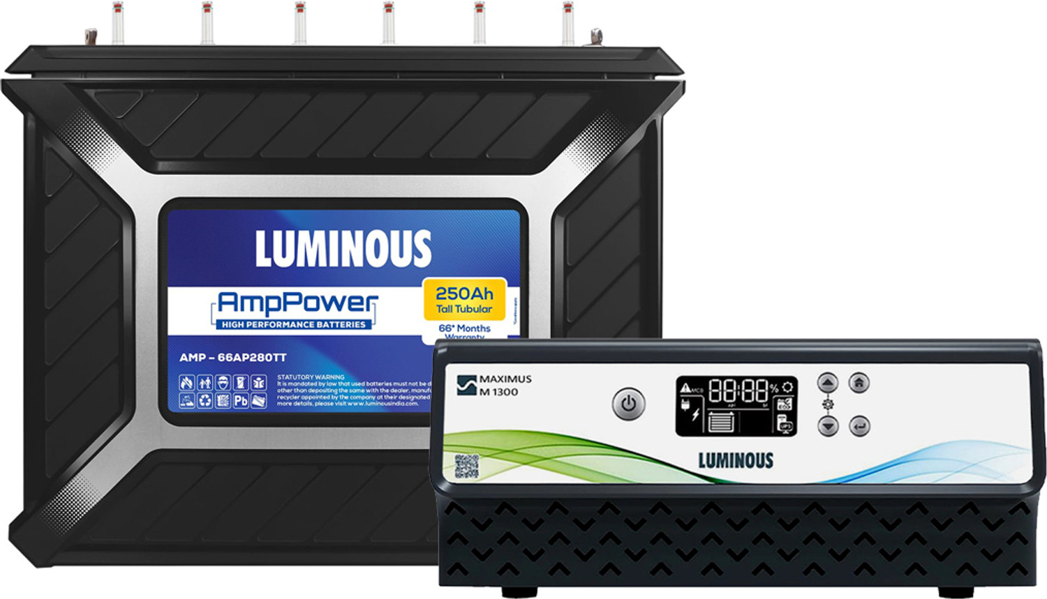 Image of LUMINOUS 66 Months Warranty Tubular Inverter Battery