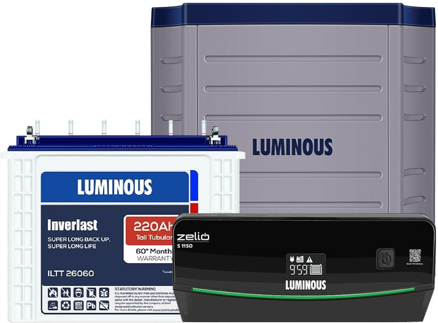 Image of LUMINOUS 60 Months Warranty Tubular Inverter Battery