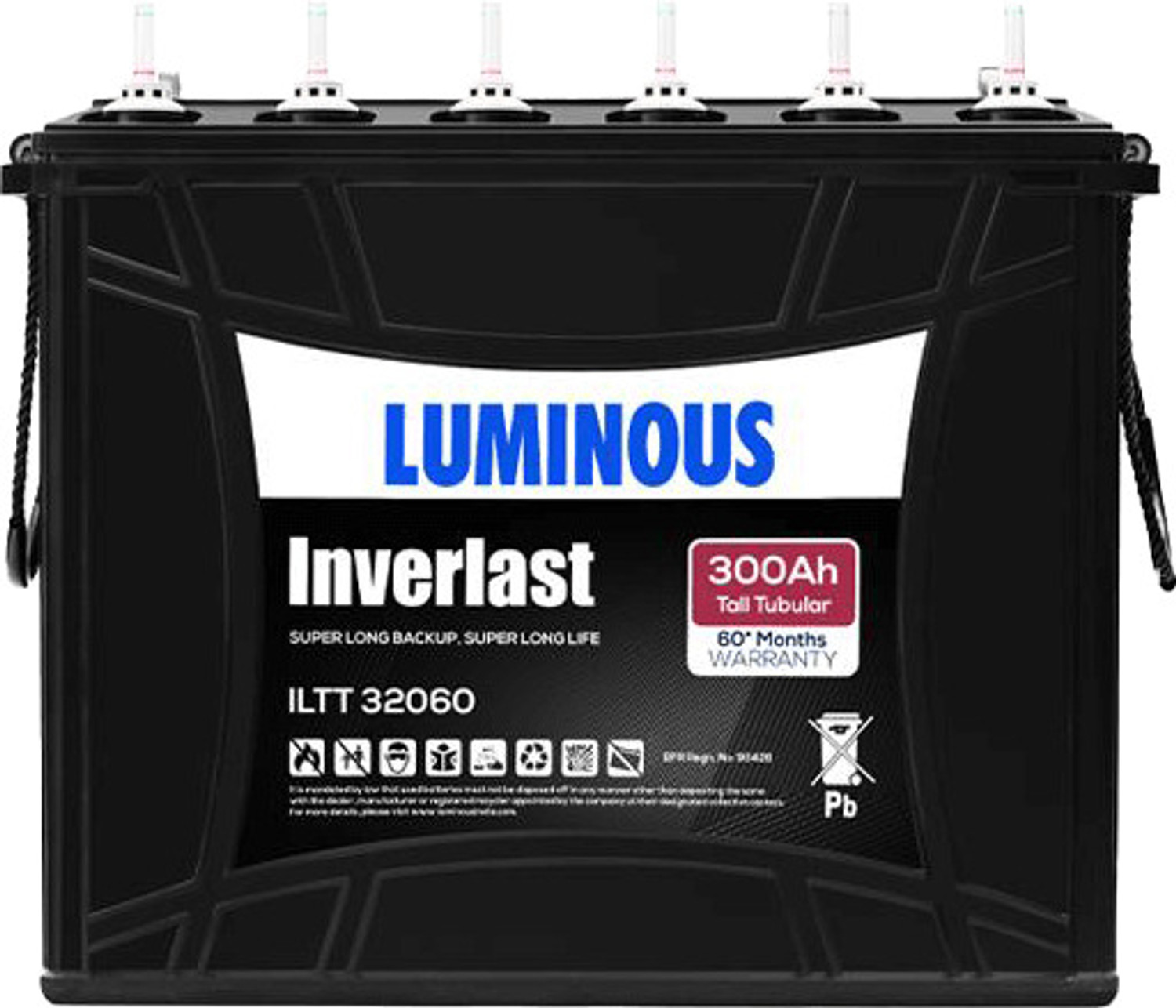 Image of LUMINOUS 60 Months Warranty Tall Tubular Inverter Battery