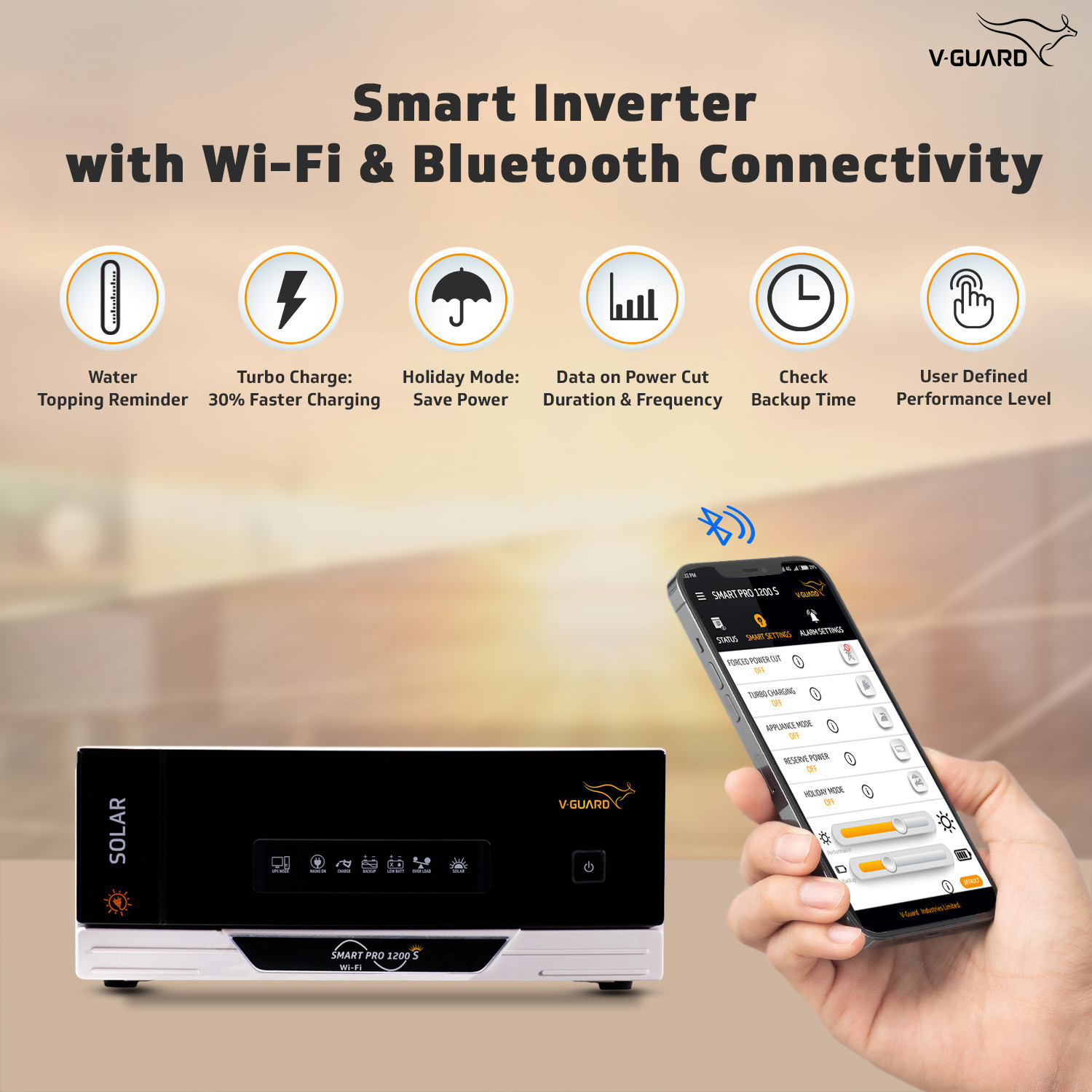 Image of V-Guard 24 Months Warranty Tubular Inverter Battery