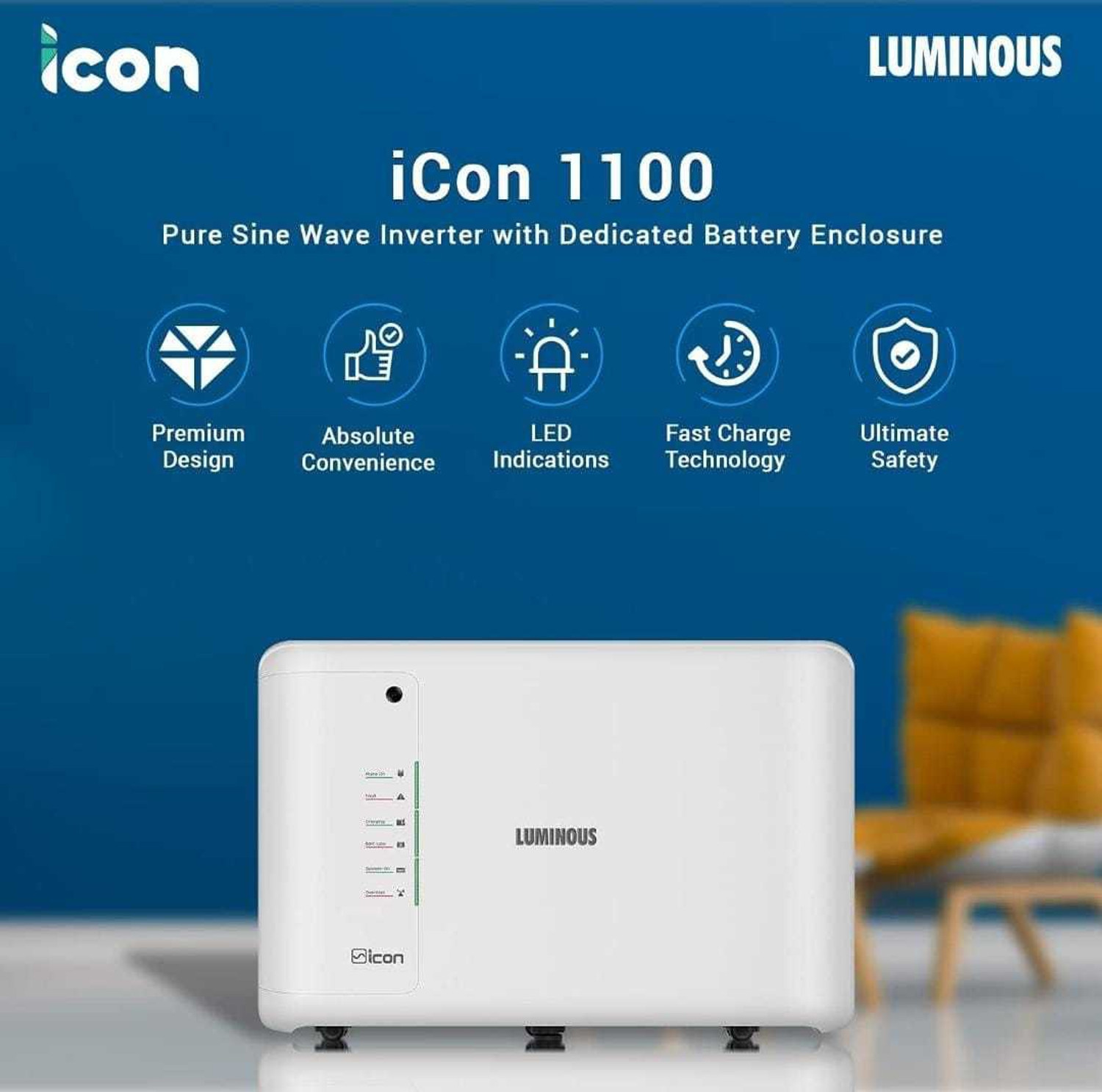 Image of LUMINOUS 60 Months Warranty Tubular Inverter Battery