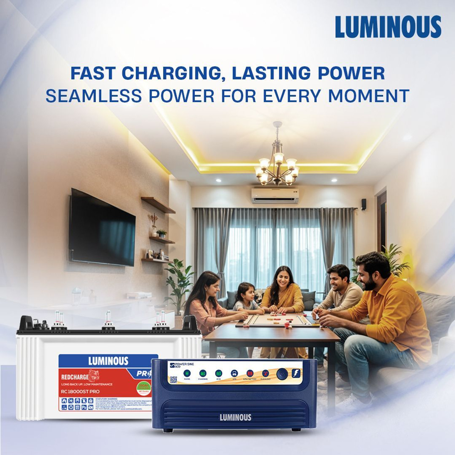 Image of LUMINOUS 48 Months Warranty Tubular Inverter Battery
