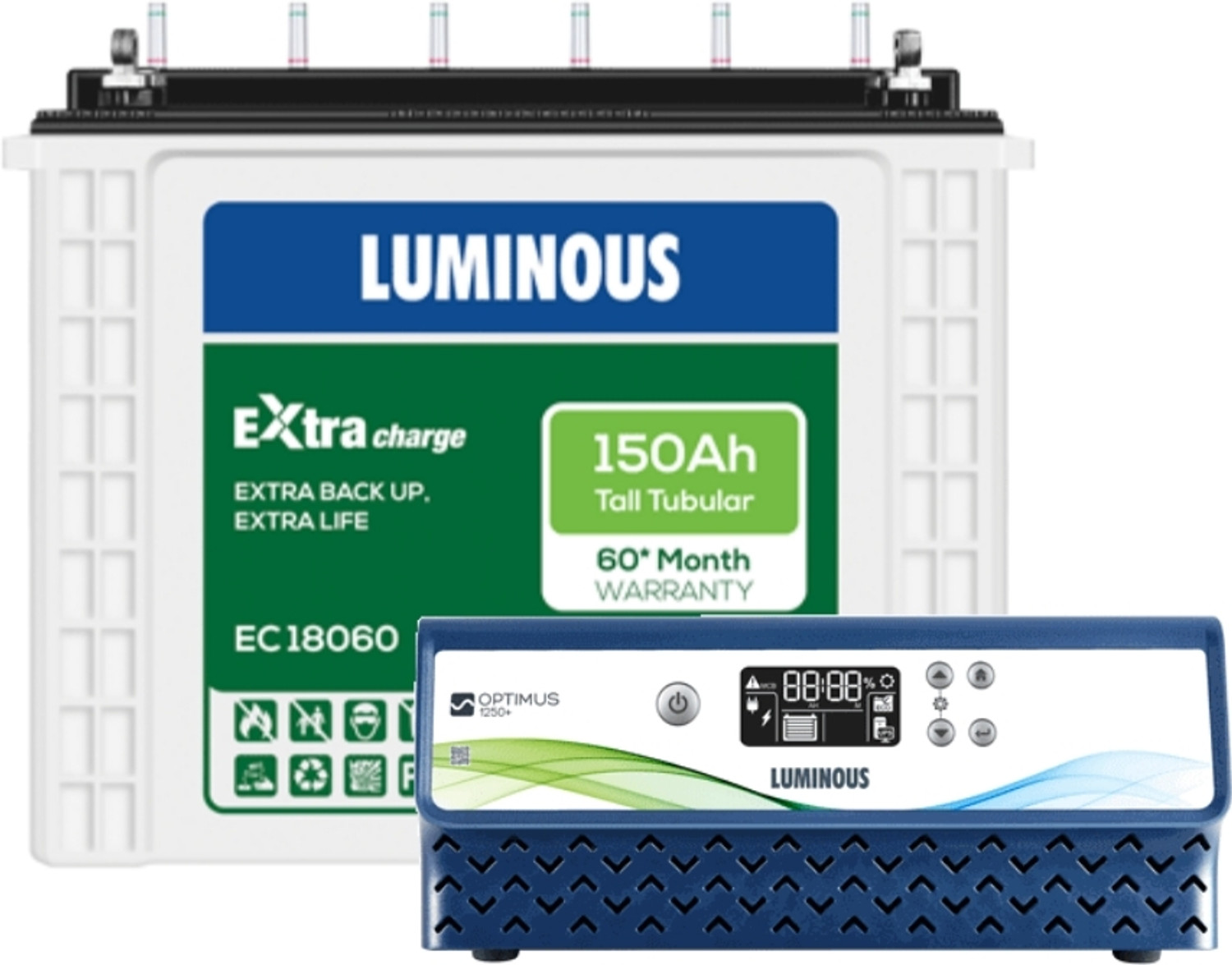 Image of LUMINOUS 60 Months Warranty Tubular Inverter Battery