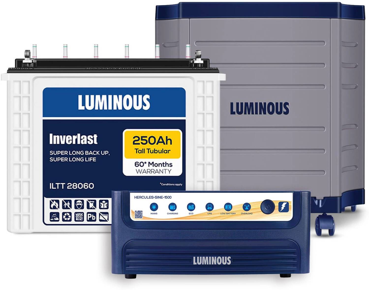LUMINOUS 60 Months Warranty Tubular Inverter Battery
