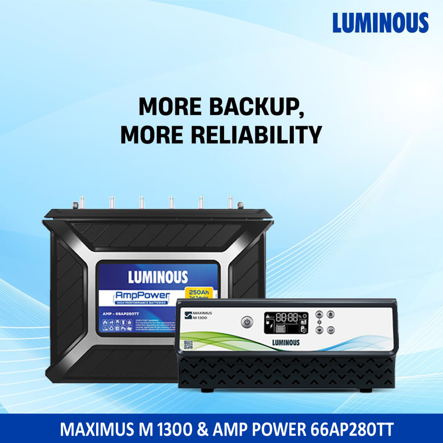 Image of LUMINOUS 66 Months Warranty Tubular Inverter Battery