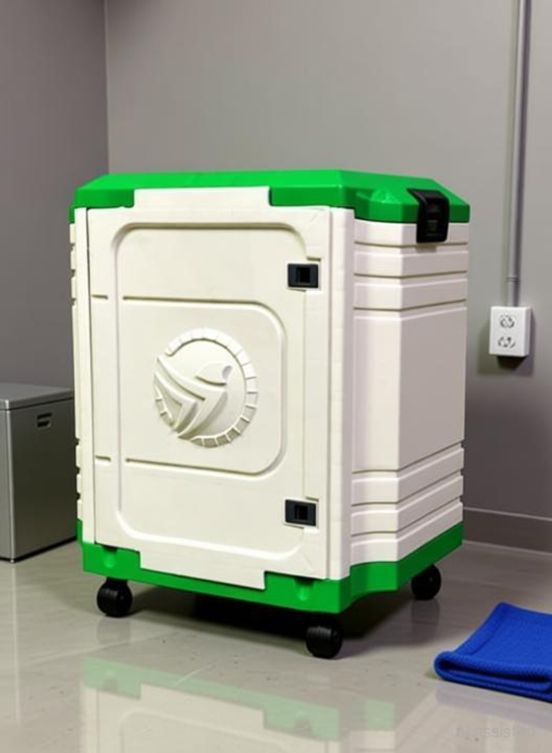 Image of MITTAL HIGH MATERIAL UNBRAKEBLE PLASTIC Trolley for Inverter and Battery