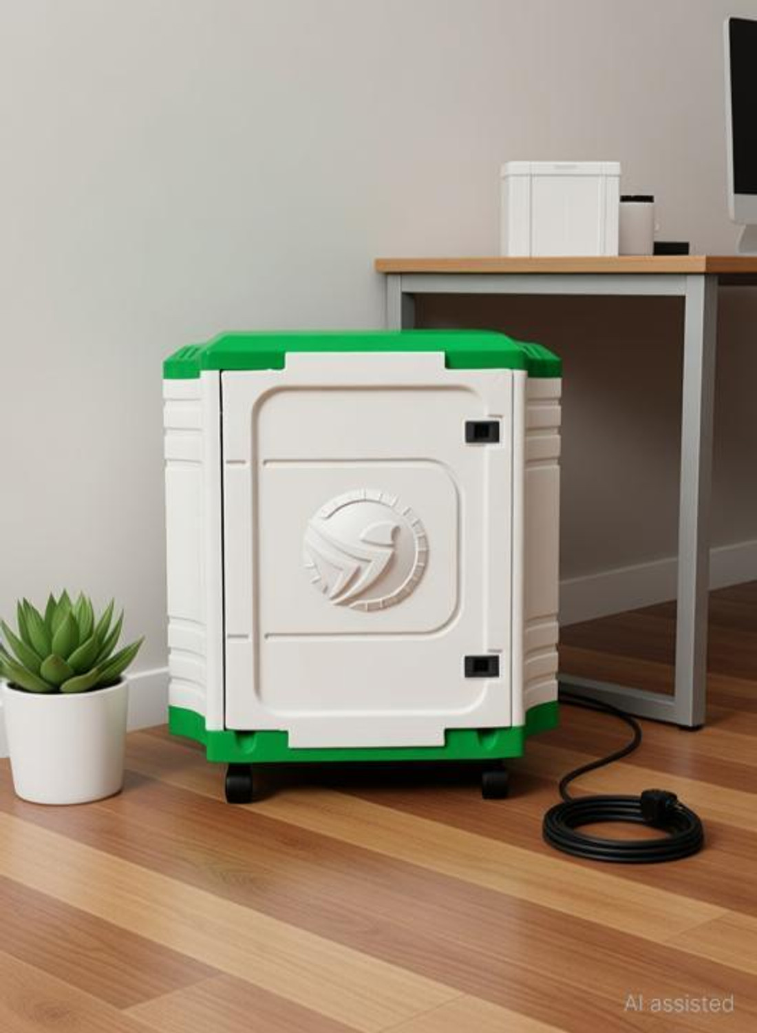 Image of MITTAL HIGH MATERIAL UNBRAKEBLE PLASTIC Trolley for Inverter and Battery