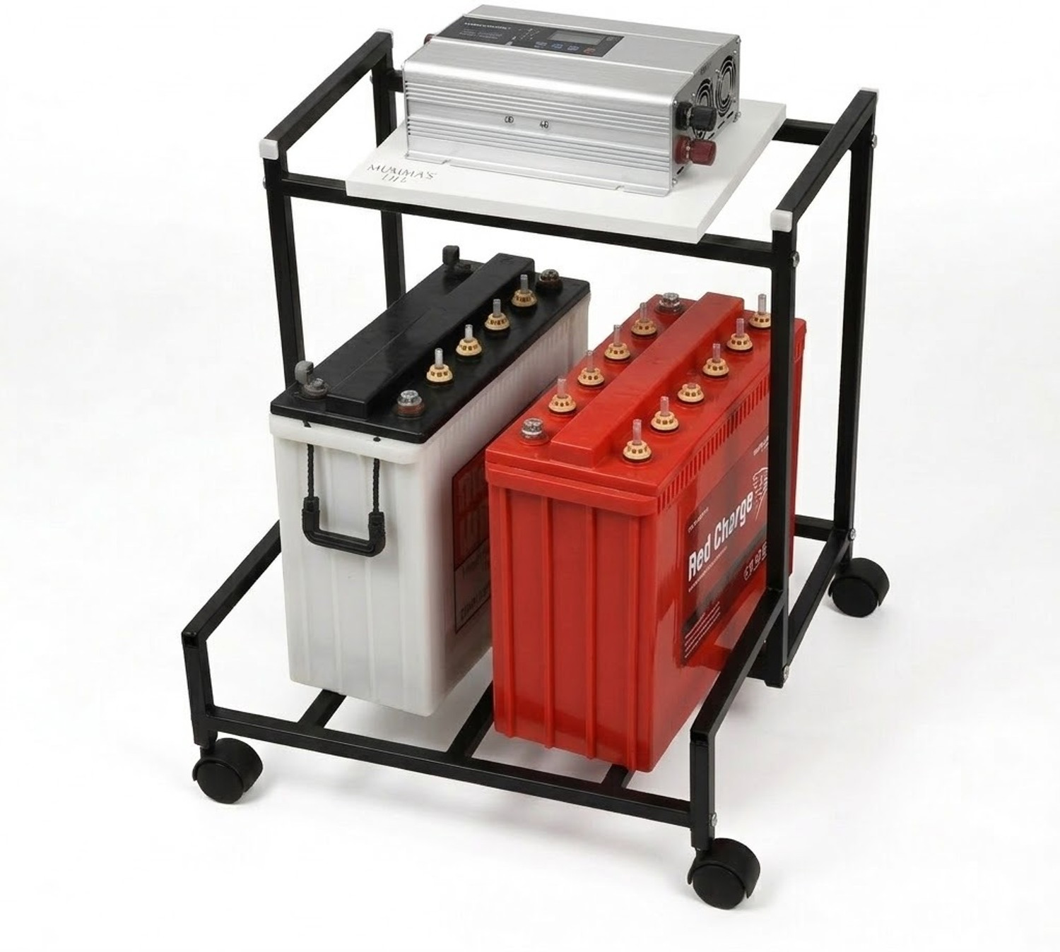 Image of Mumma's LIFE Inverter Trolley for Home, Inverter Battery Trolley Trolley for Inverter and Battery