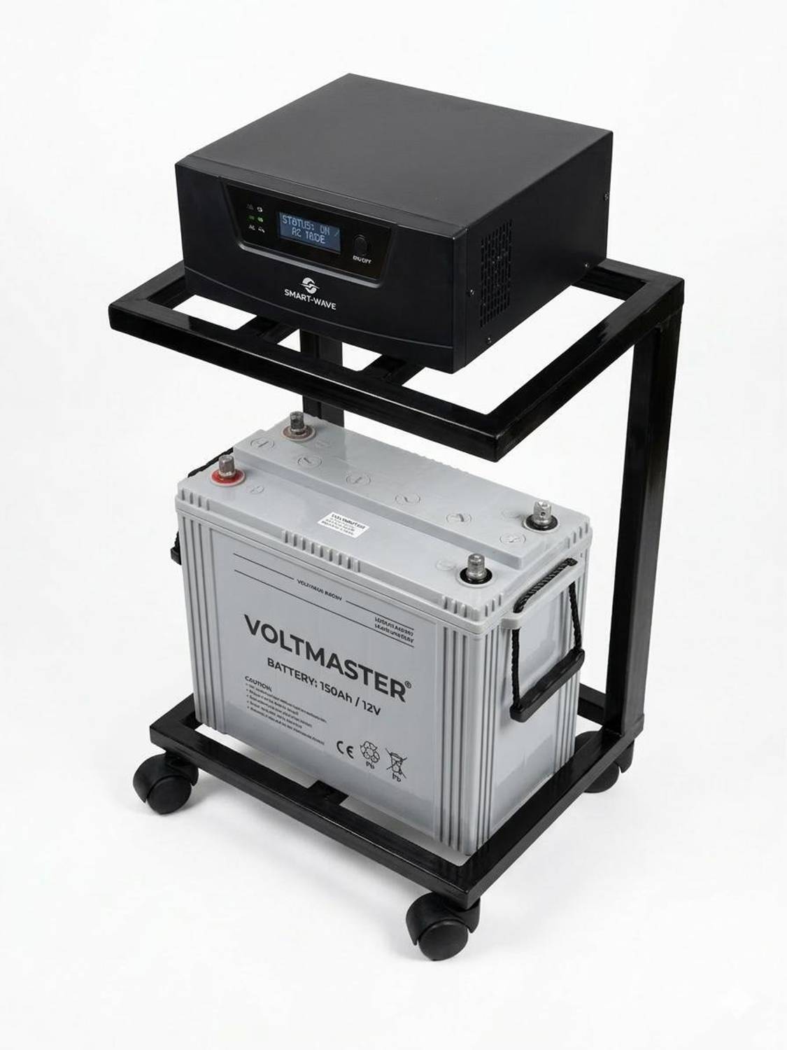 Krishan Inverter Stand with Wooden Top - Image 1