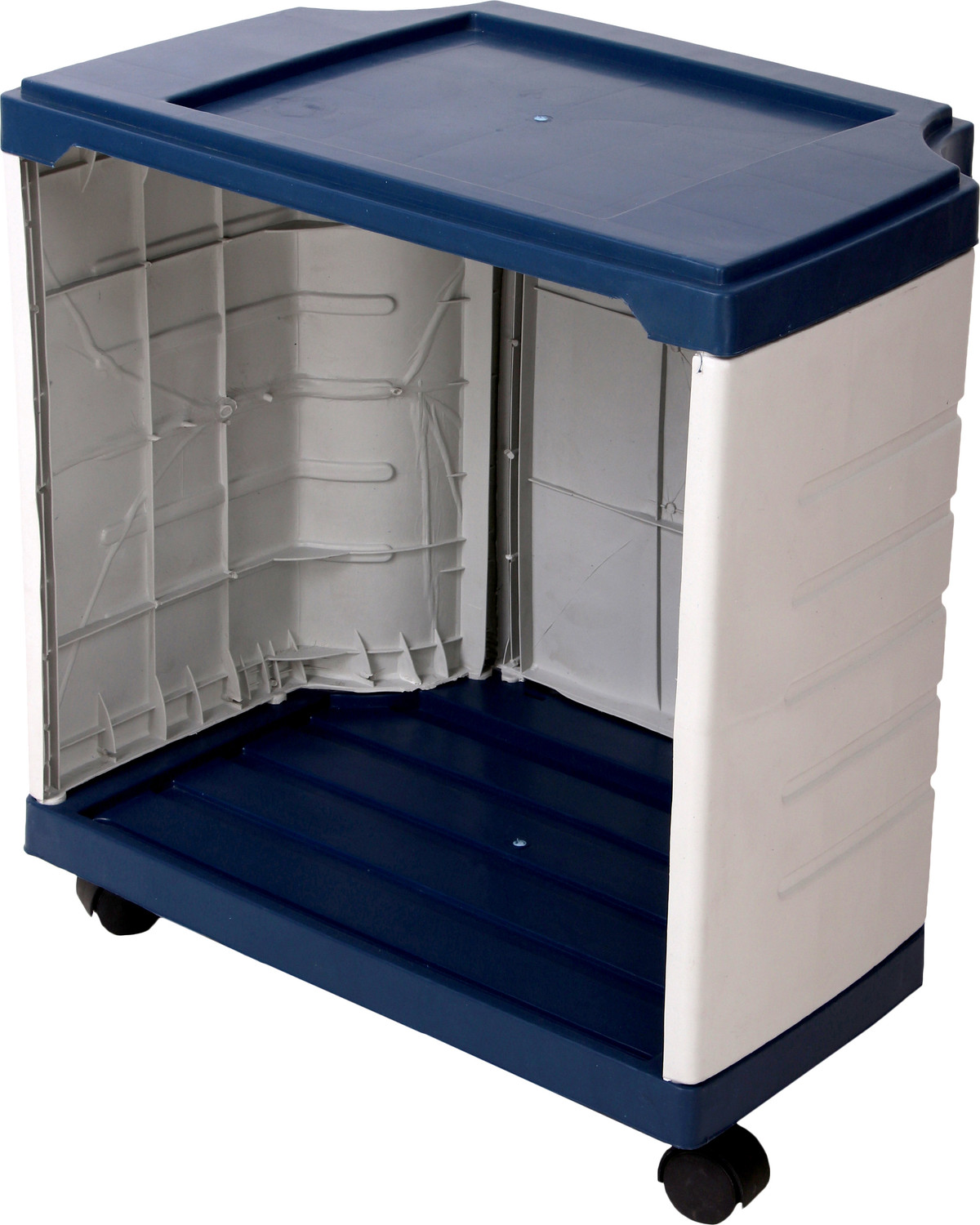 Image of Flipkart SmartBuy Heavy-Duty Inverter Trolley Stand with Wheels | Rust-Proof Base Trolley for Inverter and Battery