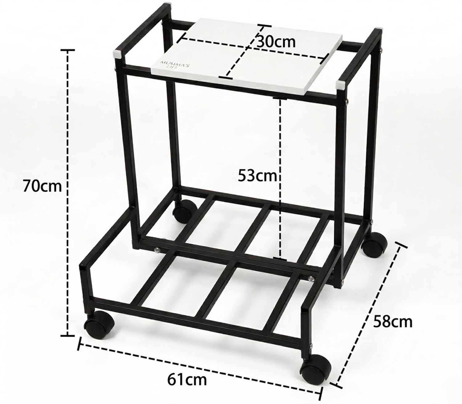Image of Mumma's LIFE Inverter Trolley for Home, Inverter Battery Trolley Trolley for Inverter and Battery