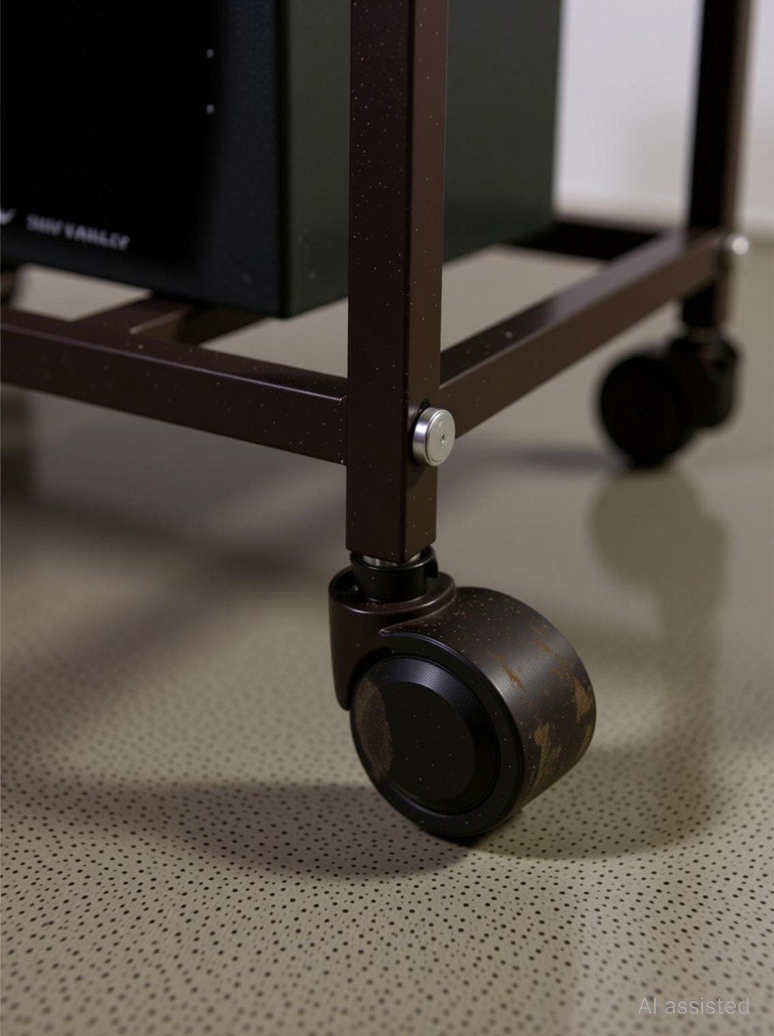 Image of SHOEVAULT Inverter Trolley Stand with Wheels | Rust-Proof Base Trolley for Inverter and Battery