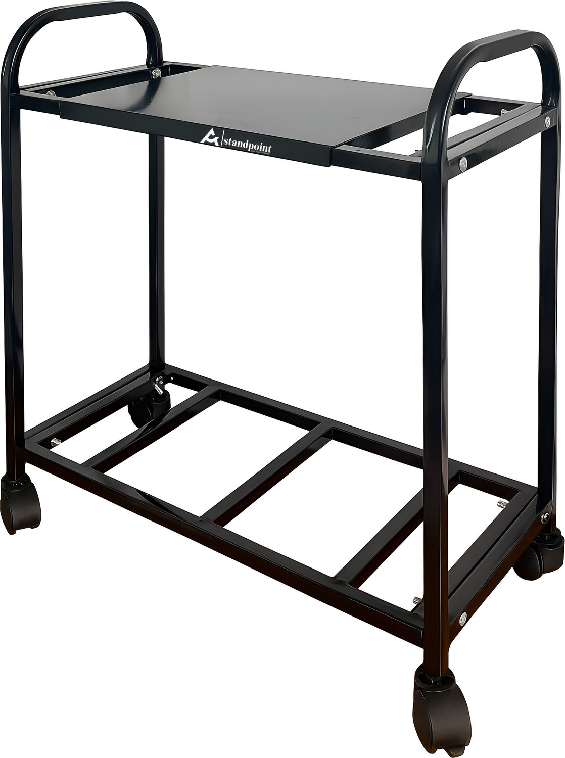 Image of STANDPOINT Super Heavy Iron Inverter Trolley for Single Battery Trolley for Inverter and Battery