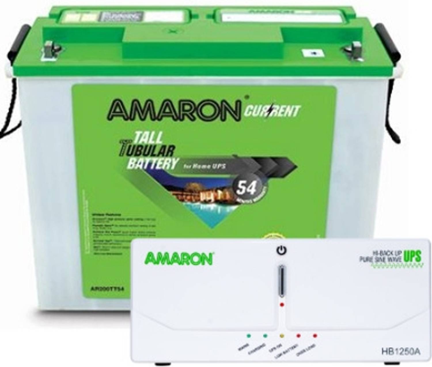 AMARON AM200TT54 WITH HB 1250 INVERTER AM200TT54 with HB1250 inve