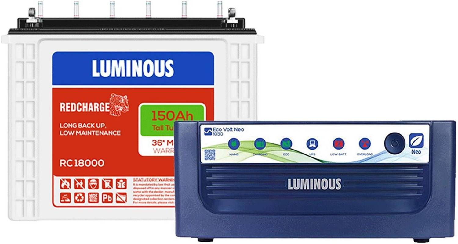 LUMINOUS RC18000 and Volt 1050 RC18000 Eco Volt Neo 1050 with 48