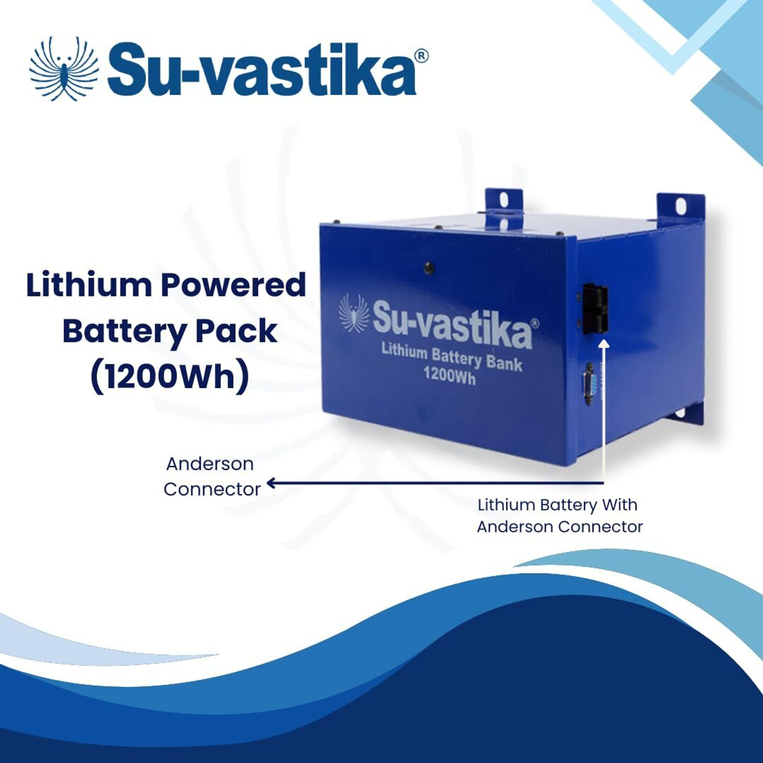 Image of Su-vastika LI 1100 Inverter with 1200wh Lithium Battery for Home, Office LI 1100 Inverter With 1200wh Lithium Battery (Inverter Battery Combo with 60 Months Warranty Pure Sine Wave Inverter