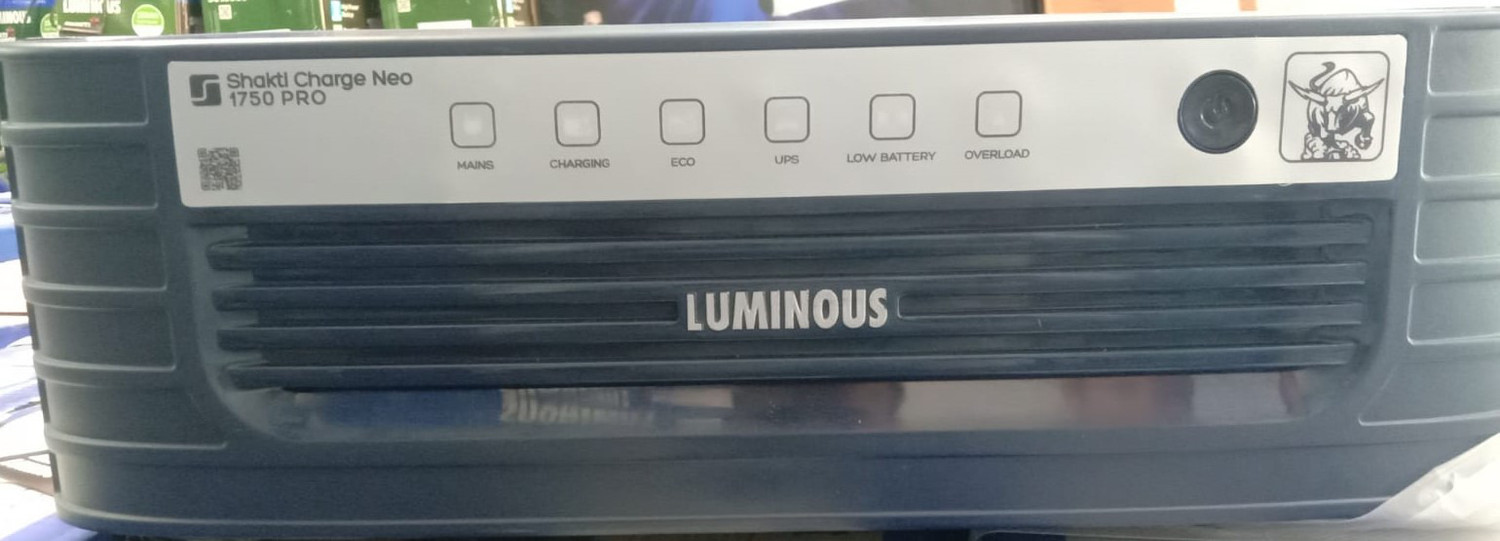 Image of LUMINOUS SHAKTI CHARGE NEO 1750 with 24 Months Warranty Square Wave Inverter
