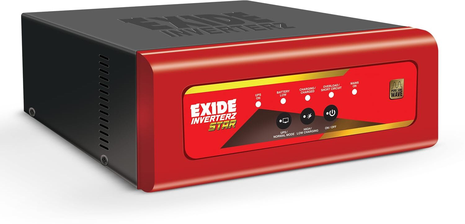 Image of EXIDE STAR12V1125 with 42 Months Warranty Pure Sine Wave Inverter