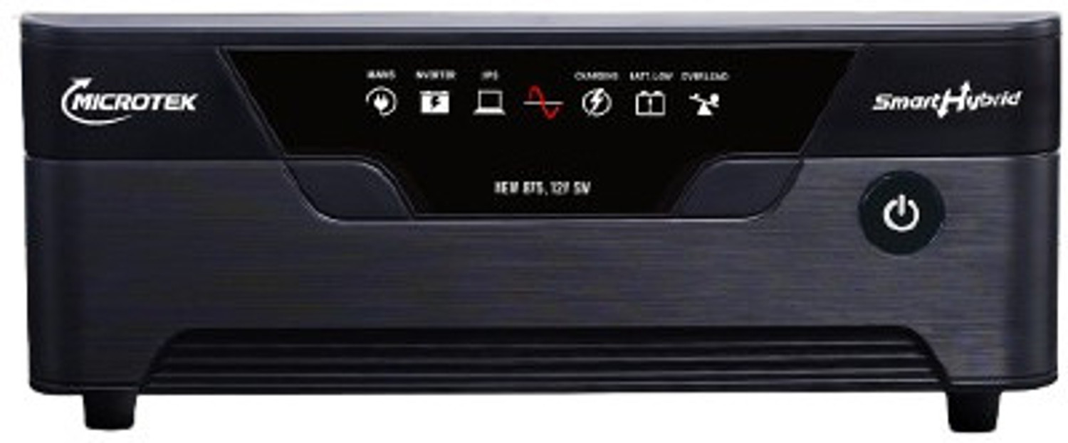 Image of Microtek SMART HYBRID NEW 1075 12V (Compatible with lithium-ion batteries) UPS SMART HYBRID NEW 1075 12V with 3 Year Warranty Pure Sine Wave Inverter