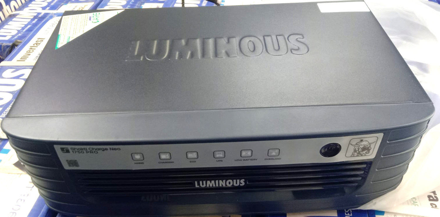 Image of LUMINOUS SHAKTI CHARGE NEO 1750 with 24 Months Warranty Square Wave Inverter