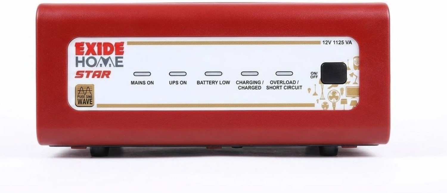 Image of EXIDE STAR 1125 STAR1125 12V with 42 Months Warranty Pure Sine Wave Inverter